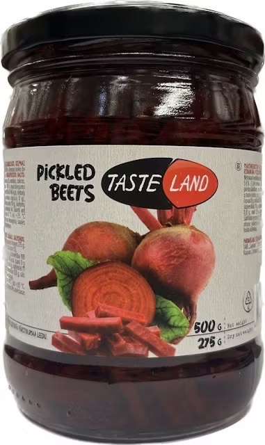 BIETES MARINĒTAS TASTE LAND, SALMINOS,500G/275G