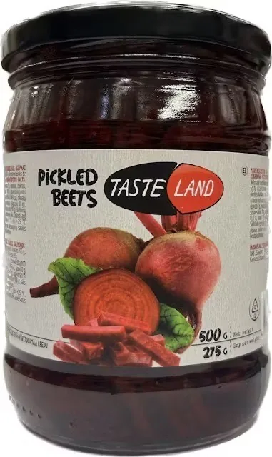 BIETES MARINĒTAS TASTE LAND, SALMINOS,500G/275G