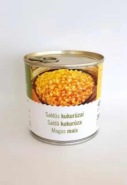 KUKURŪZA SALDĀ, KONSERVEĒA, 420G/260G