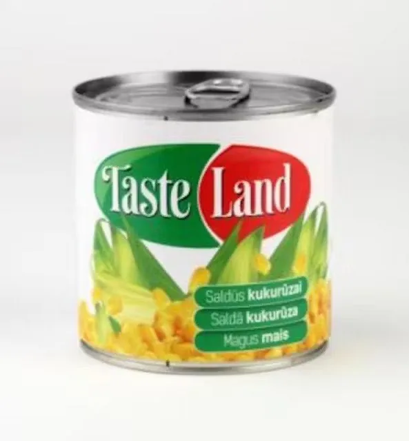 KUKURŪZA KONSERVĒTA TASTE LAND,400G/220G