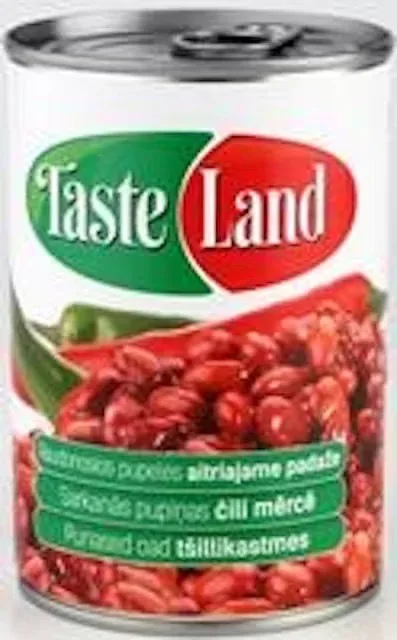 PUPIŅAS SARKANĀS ČILĪ MĒRCĒ TASTE LAND400G/240 G