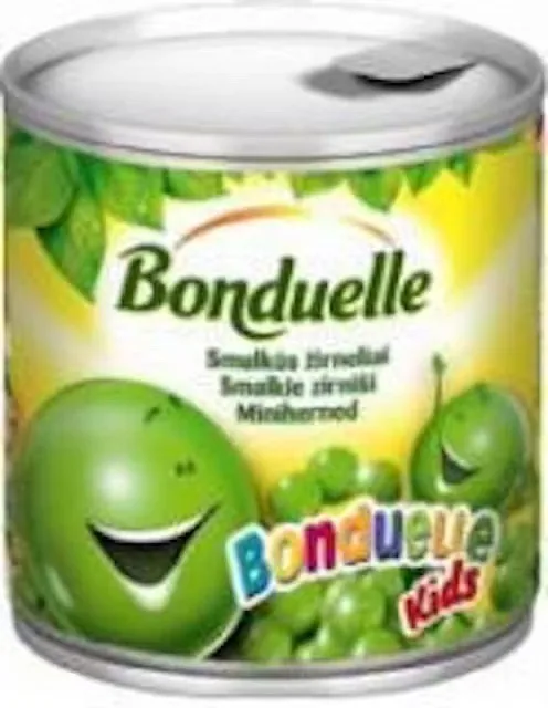 KONSERVĒTI ZIRNĪŠI BONDUELLE KIDS,200G/140 G
