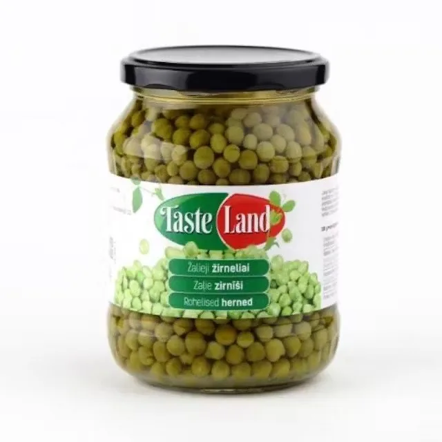 ZAĻIE ZIRNIŠI TASTE LAND, STIKLA,690G/450G/720ML