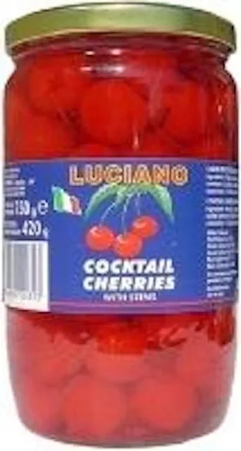 KOKTEILKIRSI SARKANIE AR KATINIEMLUCIANO, 720ML/420G