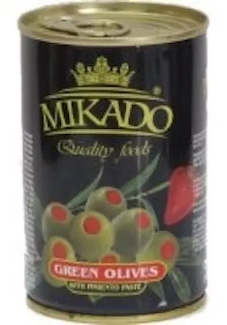ZAĻĀS OLĪVAS PILDĪTAS AR PAPRIKU MIKADO, 314ML