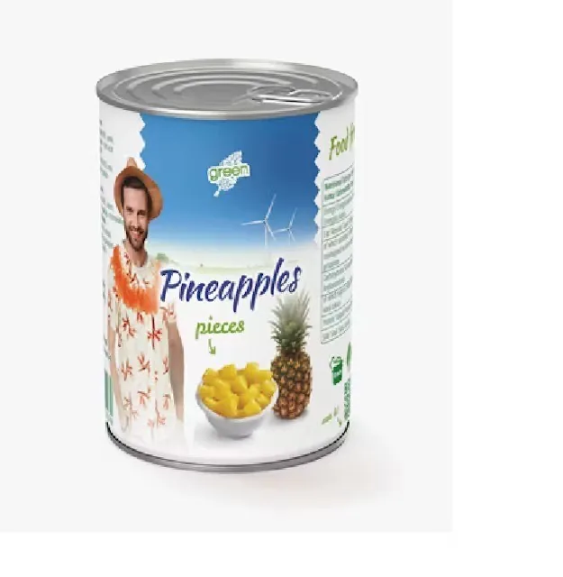 ANANASU GABALIŅI GREEN, 580ML/340G