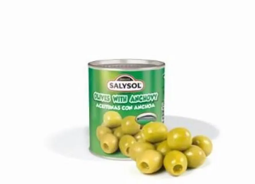 ZAĻĀS OLĪVAS PILDĪTAS AR ANŠOVIEMSALYSOL, 120G/ 50G