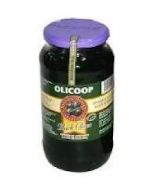 MELNĀS OLĪVAS BEZ KAULIŅIEM OLICOOP,935G/455G