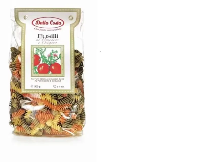 MAKARONI FUSILLI DALLA COSTA NO CIETOKVIEŠU MANNAS PUTR. AR TOMĀTIEM UN OREGANO, 500G