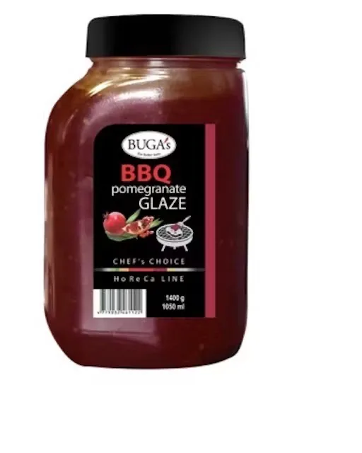 BBQ MĒRCE GLAZŪRA BUGAS, BARBEKJŪ AR GRANĀTĀBOLU1.4 KG
