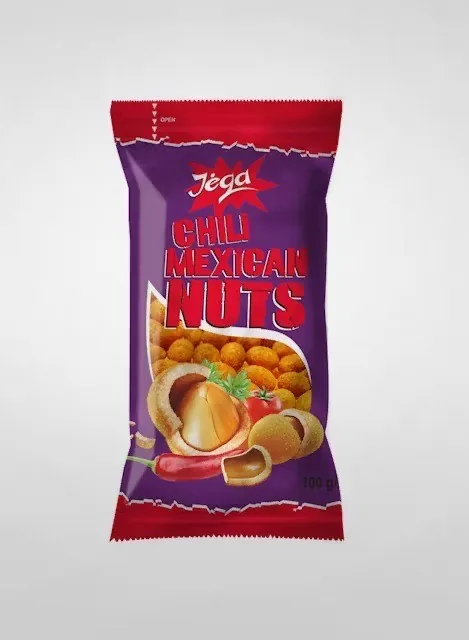 ZEMESRIEKSTI JEGA KRAUKŠĶĪGĀ APVALKĀ ARČILI GARŠU, 100G