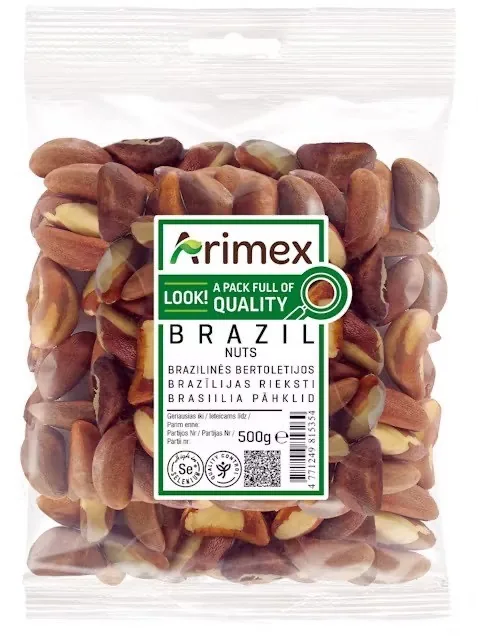 BRAZĪLIJAS RIEKSTI ARIMEX 500G
