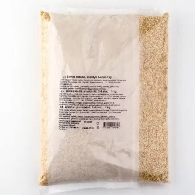 ZEMESRIEKSTI DRUPINĀTI, GRAUDZĒTI, 2-4MM, 1KG