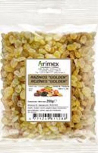 ROZĪNES GOLDEN ARIMEX, 200G