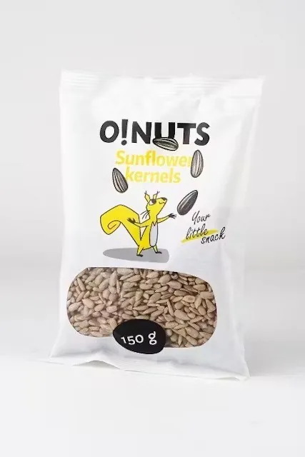 SAULESPUĶU SĒKLAS O!NUTS, LOBĪTAS, 150G