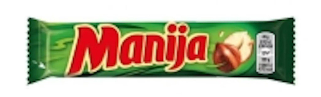 ŠOKOLĀDES BATONIŅŠ MANIJA AR LAZDU RIEKSTIEM 49G