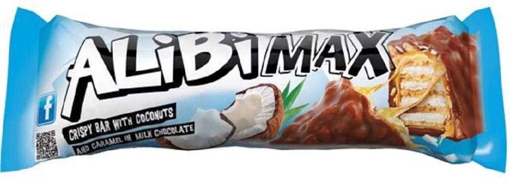 VAFELU BATONIŅŠ ALIBI MAX KOKOSRIEKSTU,49G