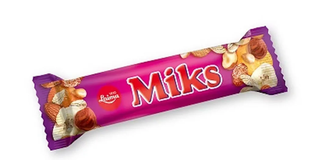 ŠOKOLĀDES BATONIŅŠ LAIMA MIKS, 40G