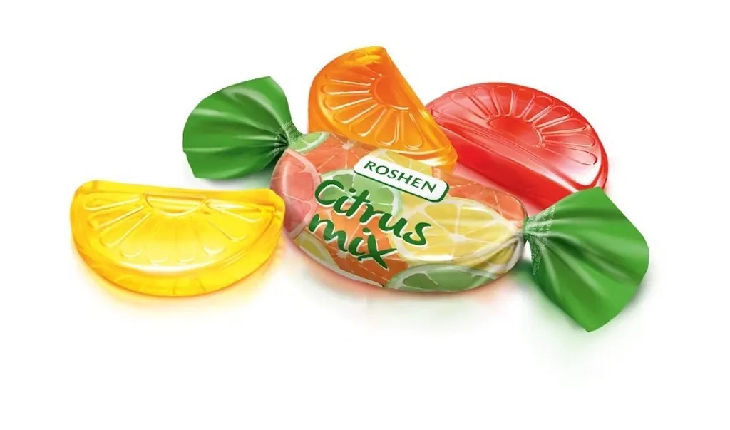 KARAMELES ROSHEN CITRIC MIX, 1KG