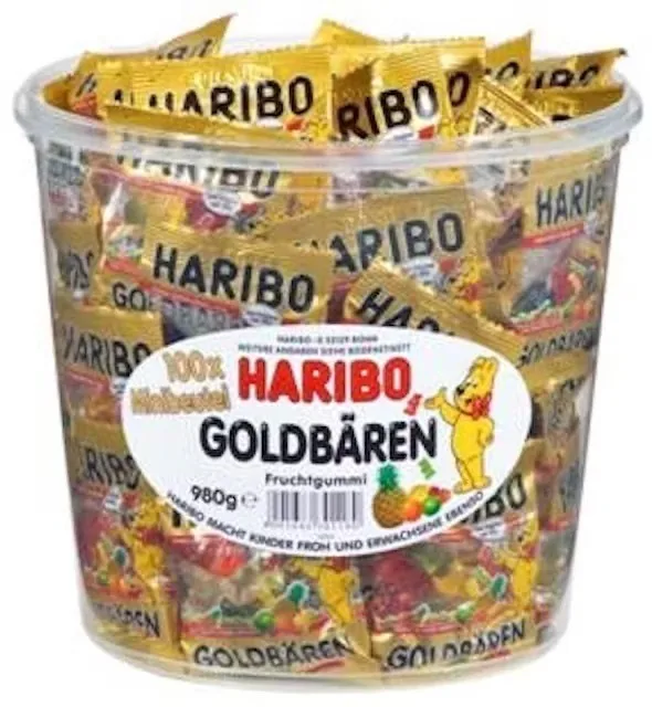 ŽELEJKONFEKTES HARIBO GOLDBAREN, MINI,1KG