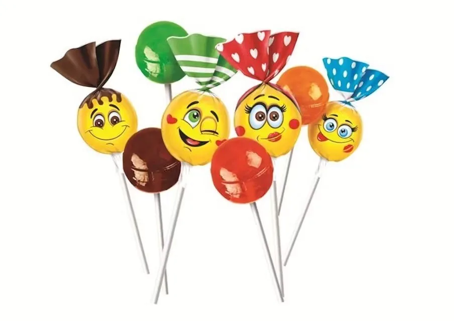 KARAMELES ROSHEN AR DAŽĀDĀAM GARŠĀMLOLLIPOPS, 1KG (0.92KG)
