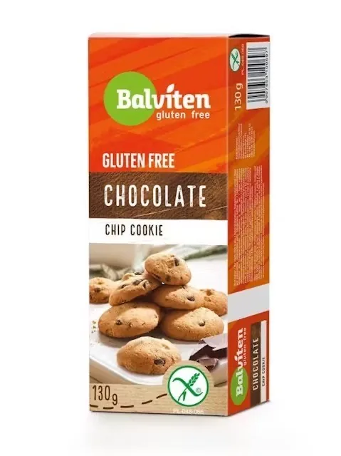 ŠOKOLĀDES CEPUMI BALVITEN, BEZ GLUTĒNA, 130G