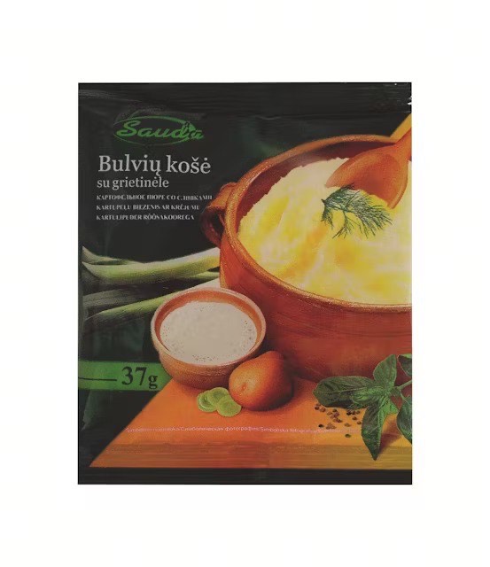 ĀTRI PAGATAVOJAMS KARTUPEĻU BIEZENISSAUDA AR KRĒJUMU, 37G