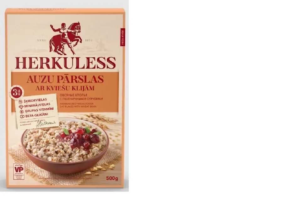 AUZU PĀRSLAS HERKULESS AR KVIEŠU KLIJĀM, 500G