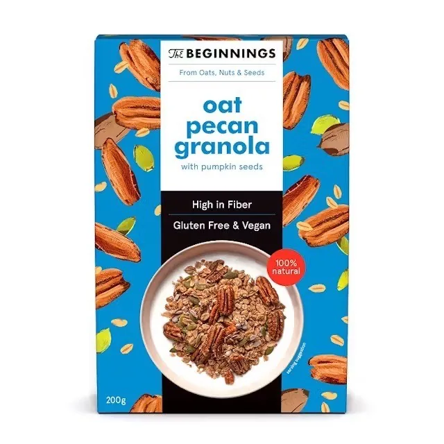 GRANOLA THE BEGINNINGS AUZU PEKANRIEKSTU, 200G