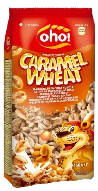 SAUSĀS BROKASTIS OHO «KVIESI AR KARAMELI» 150G