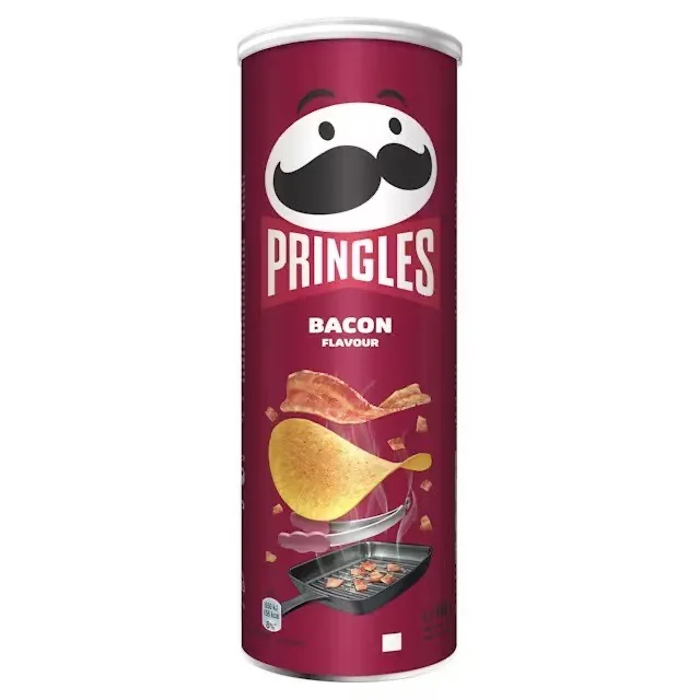 ČIPSI PRINGLES AR BEKONU, 165G