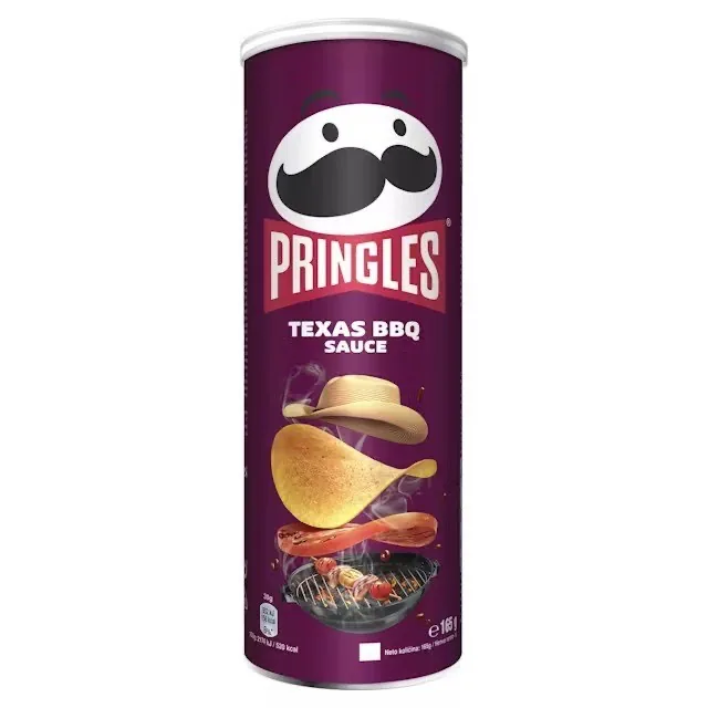 ČIPSI PRINGLES AR BĀRBEKJŪ GARŠU, 165 G