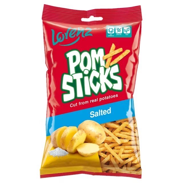 KARTUPEĻU SALMIŅI LORENZ POMSTICKS, SĀLĪTI, 100G