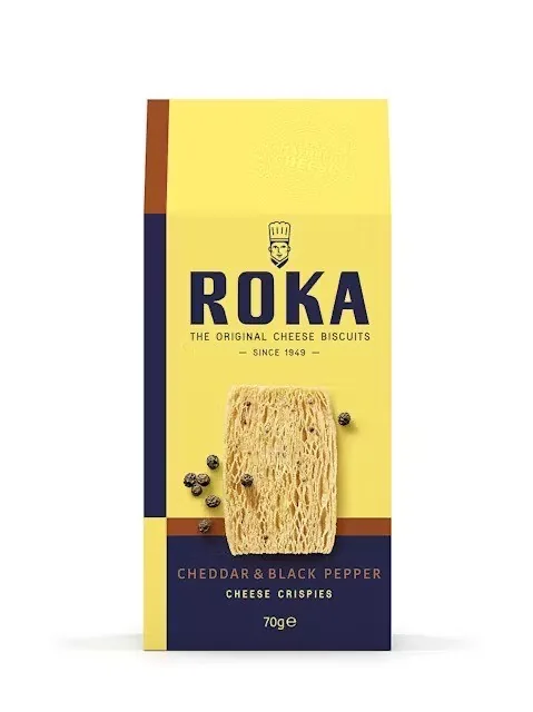 SIERA CEPUMI ROKA CHEDDAR AR SIERU UN MELNAJIEM PIPARIEM, 70G