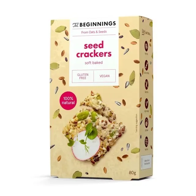 SĒKLU KREKERI THE BEGINNINGS, AR JŪRAS SĀLI 80 G