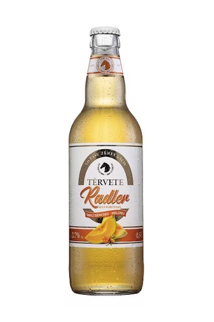 ALUS KOKTEILIS RADLER TĒRVETE MELOŅU/SMILTSĒRKŠĶU 2,7% 0,5L