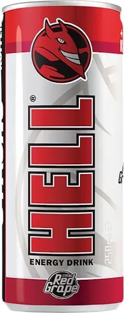 ENERĢIJAS DZĒRIENS HELL STRONG REDGRAPE, 250 ML