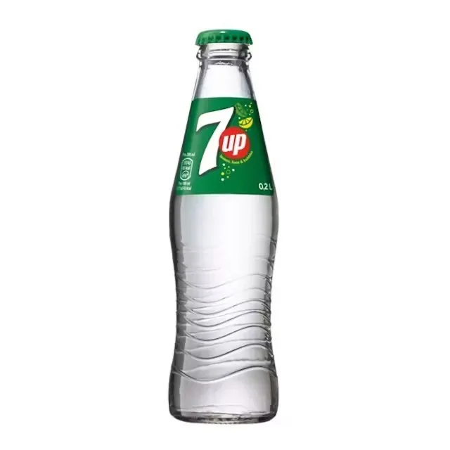 GĀZĒTS DZĒRIENS 7UP, CITRONU-LAIMA, STIKLĀ, 0.21 (DEP) 