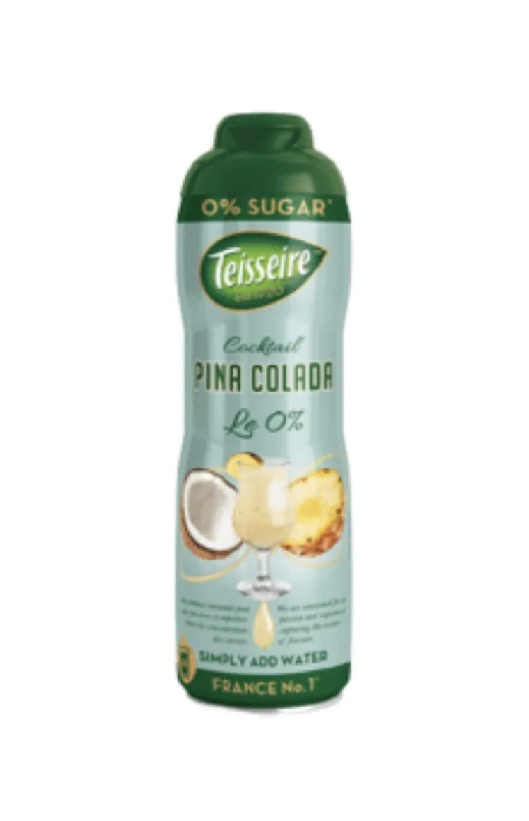 SĪRUPS TEISSEIRE PINA COLADA, BEZ CUKURA, 0.6L