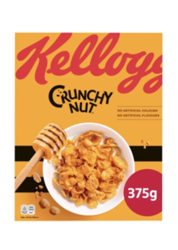 SAUSĀS BROKASTIS KELLOGG'S CRUNCHY NUT 375G