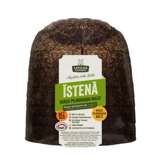 RUDZU MAIZE ĪSTENĀ LATVIJAS MAIZNIEKS 730G