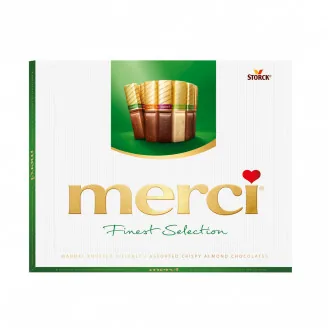 KONFEKŠU KĀRBA MERCI IZLASE AR RIEKSTIEM 250G