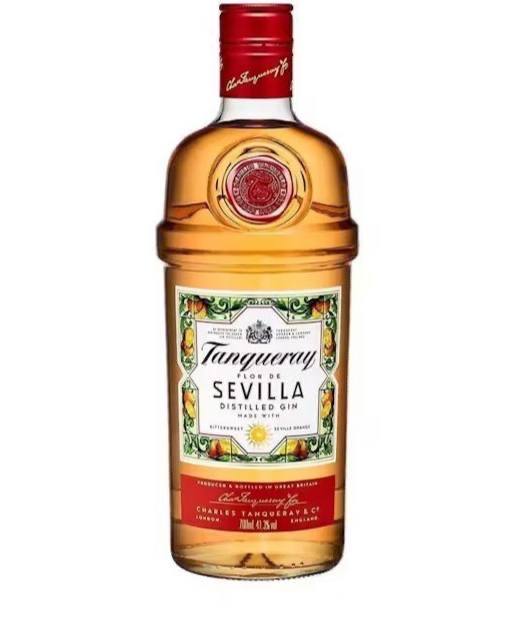 DŽINS TANQUERAY FLOR DE SEVILLA, 41,3%,0.7L