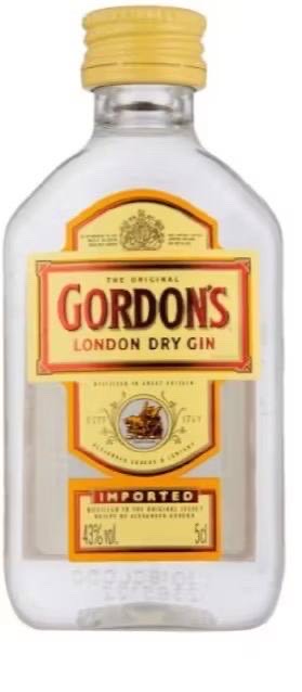 DŽINS GORDON'S LONDON DRY, 37,5%, 0.05L