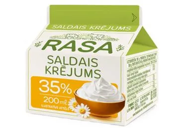 SALDAIS KRĒJUMS RASA 35% 200ML