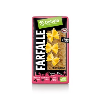 MAKARONI DOBELE DURUM FARFALLE NR.103 500G
