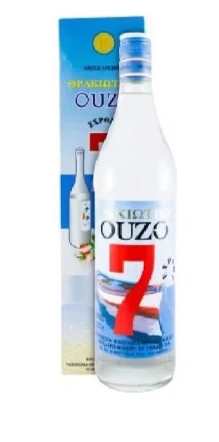 STIPRS ALKOHOLISKS DZĒRIENS OUZO 7, 40%, KASTĒ, 1L