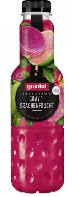 SULAS DZĒRIENS GRANINI SELECTION GUAVA DRAGONFRUIT 40%, PET, 0.75L (DEP)