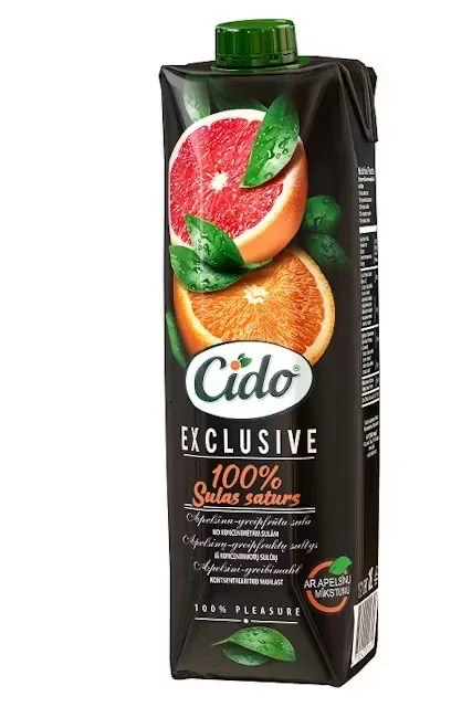 SULA CIDO APELSĪNU-GREIPFRŪTU 100%, 1L