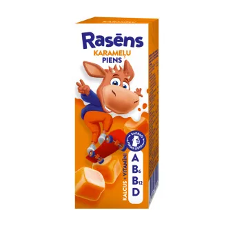 PIENS RASĒNS KARAMEĻU 1.5% 200ML